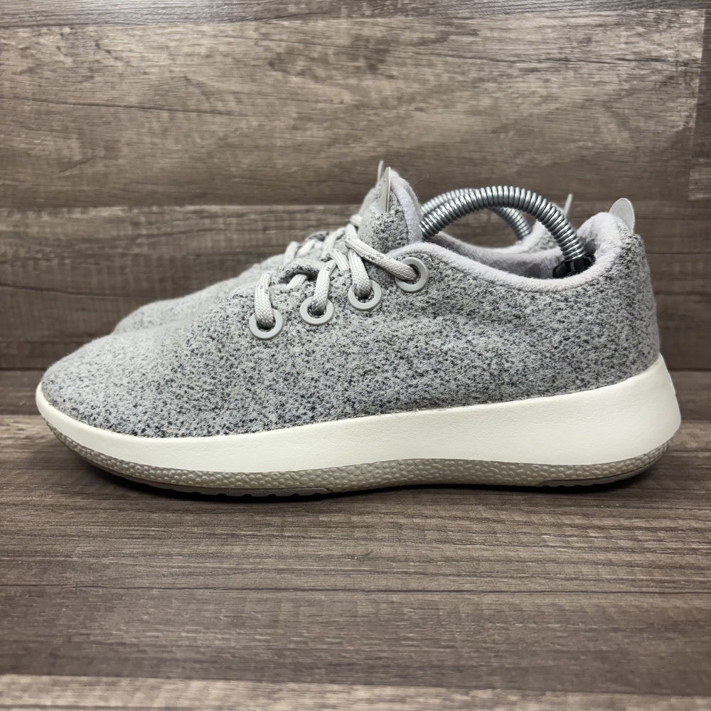 Allbirds Wool Runner Mizzle Gray Womens US Size 7 EUR 37 Sneakers - Picture 3 of 9